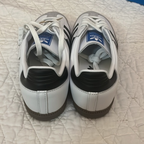 Adidas Original Men’s Samba OG Sneaker White/Black/Granite Size 8 and 5 1/2 - Picture 5 of 16